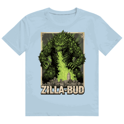 Größentabelle für Heavy Cotton T-Shirt von Division420 mit Zilla-Bud Logo