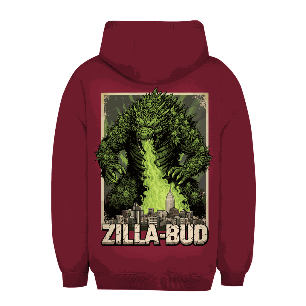 Unisex Oversize Hoodie von Division420 in urbanem Stil mit Kapuze und Kängurutasche