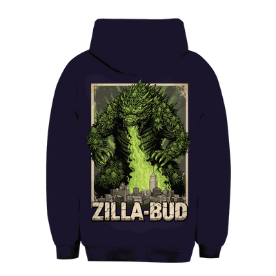 Unisex Oversize Hoodie Zilla-Bud von Division420 in urbanem Stil mit nachhaltiger Baumwolle