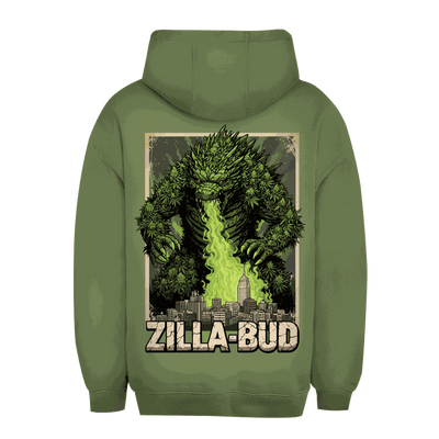 Unisex Oversize Hoodie Zilla-Bud von Division420 in urbanem Style und nachhaltiger Qualität