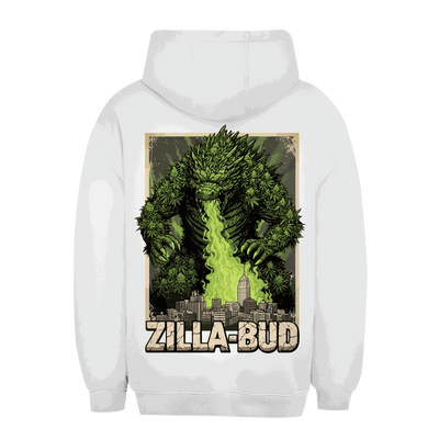 Unisex Oversize Hoodie Zilla-Bud von Division420 in Urban Style mit Kapuze und Kängurutasche