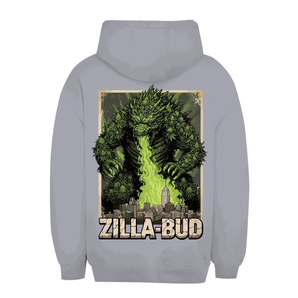 Unisex Oversize Hoodie Zilla-Bud von Division420 in urbanem Stil