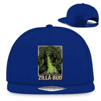 Division420 Snapback Cap Zilla-Bud aus Baumwoll-Twill mit flachem Schirm und Retro-Snapbackverschluss