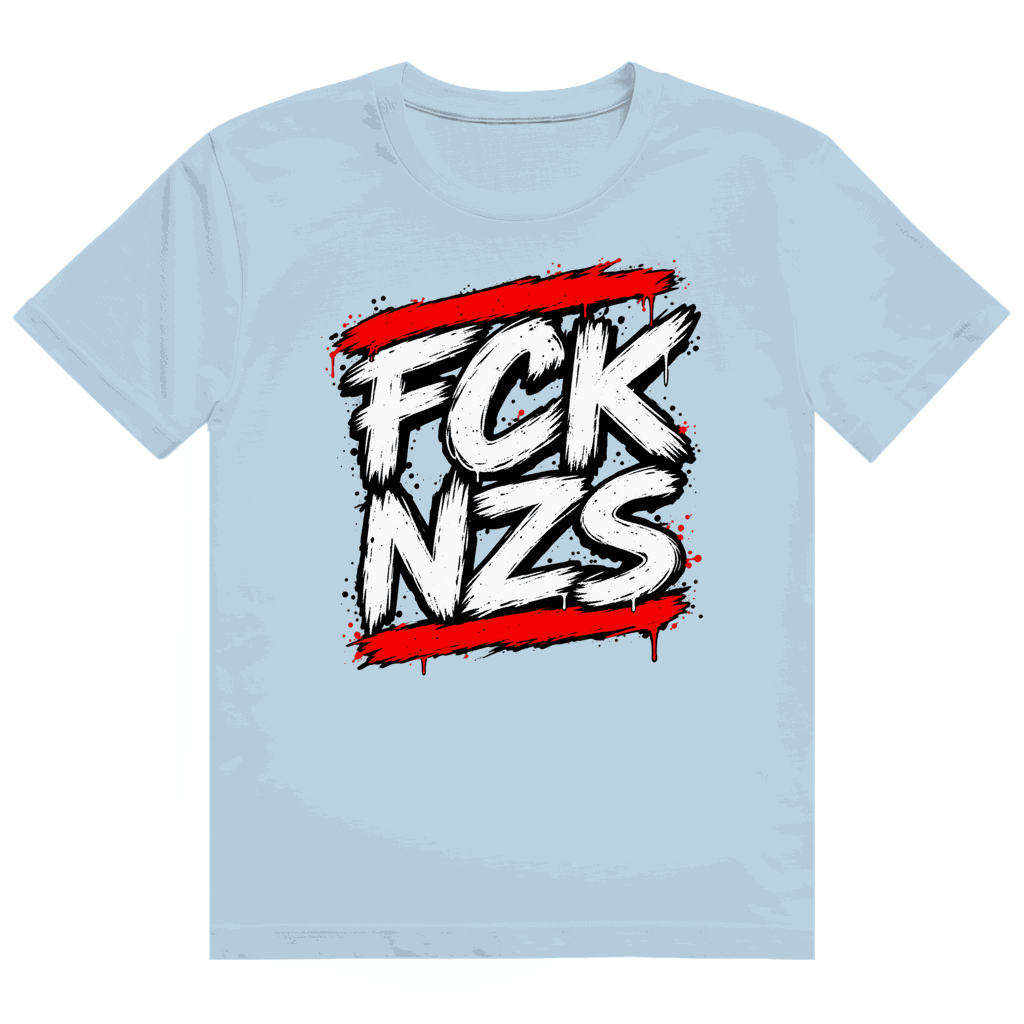 Heavy Cotton T-Shirt - FCK NZS BWR | Division420®