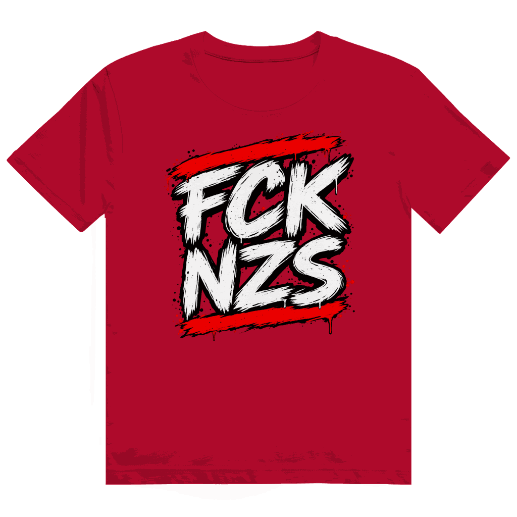 Heavy Cotton T-Shirt - FCK NZS BWR | Division420®