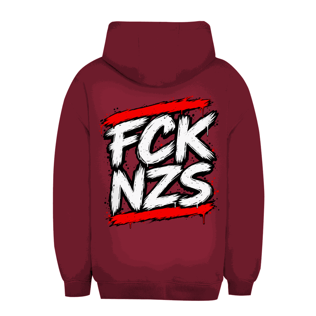 Unisex Oversize Hoodie - FCK NZS BWR | Division420®