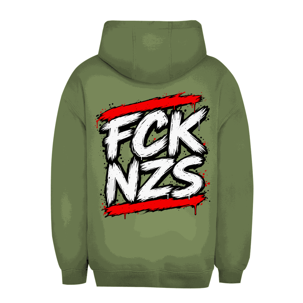 Unisex Oversize Hoodie - FCK NZS BWR | Division420®