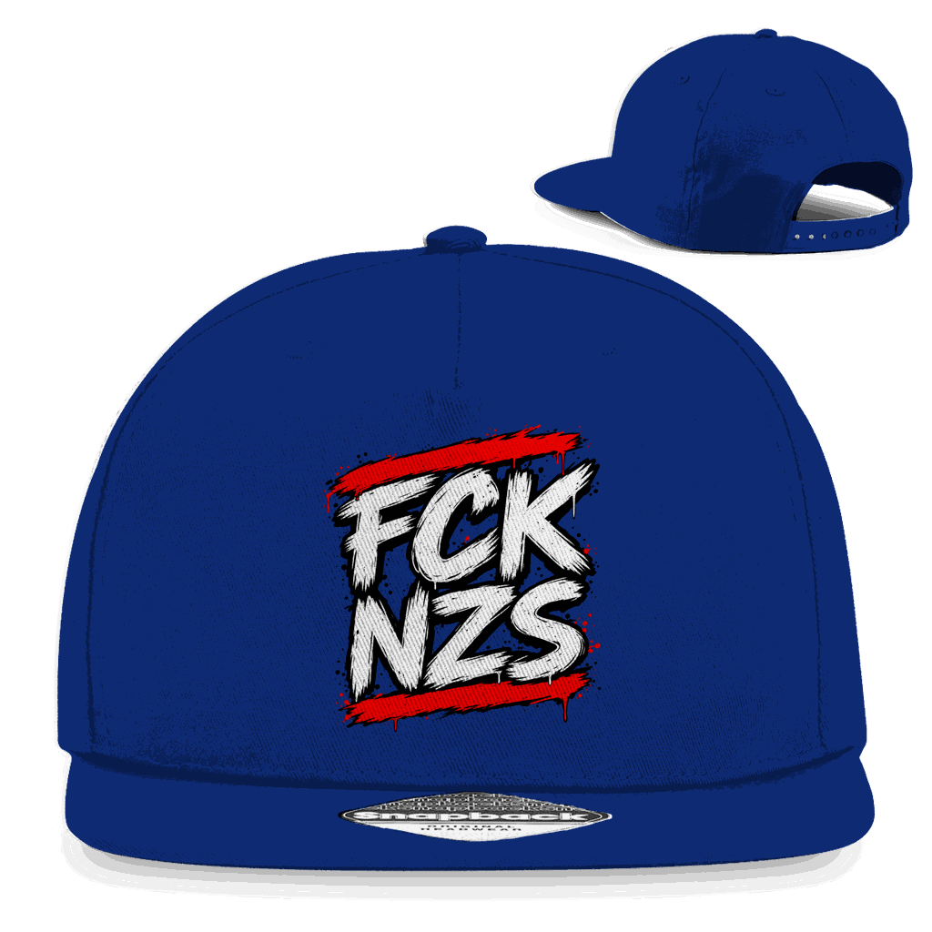 Snapback Rapper Cap - FCK NZS BWR | Division420®