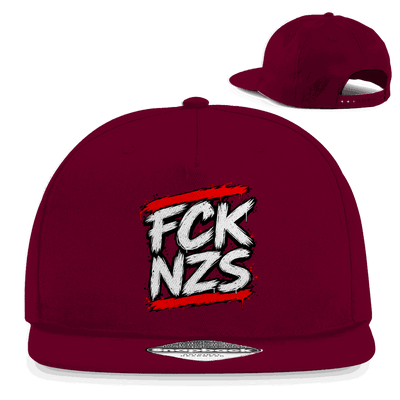 Snapback Rapper Cap - FCK NZS BWR | Division420®