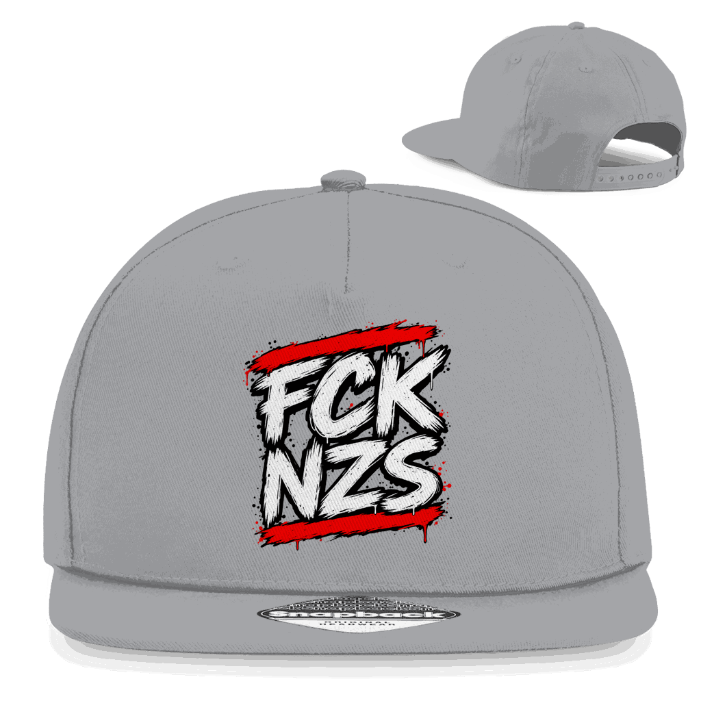 Snapback Rapper Cap - FCK NZS BWR | Division420®