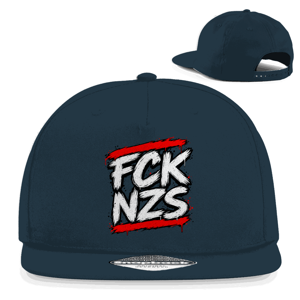 Snapback Rapper Cap - FCK NZS BWR | Division420®