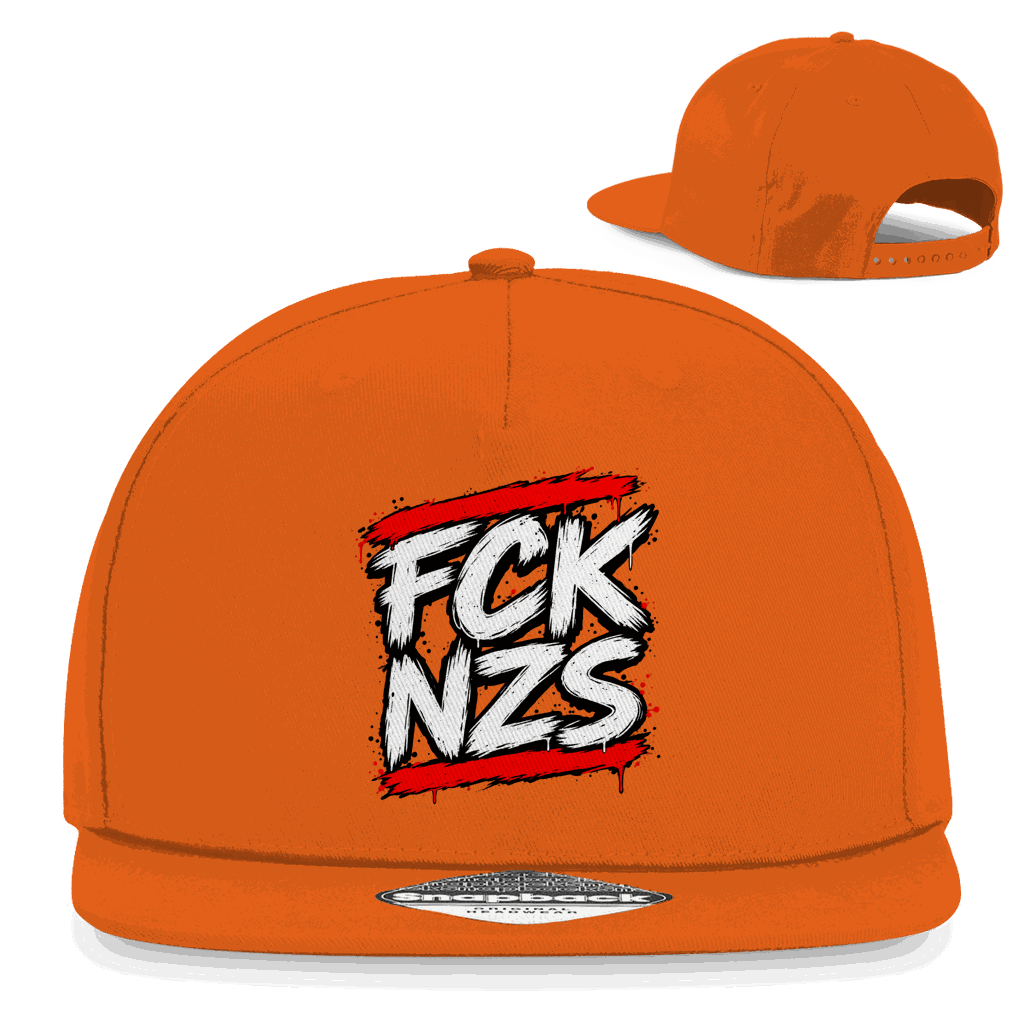 Snapback Rapper Cap - FCK NZS BWR | Division420®