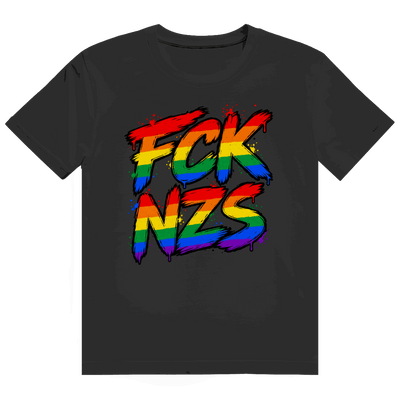 Heavy Cotton T-Shirt - Regenbogen FCK NZS | Division420®
