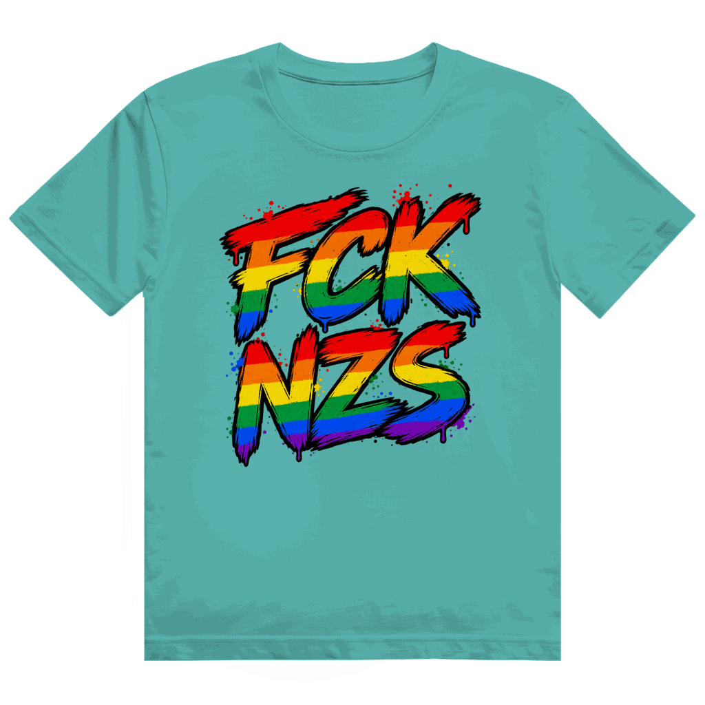 Heavy Cotton T-Shirt - Regenbogen FCK NZS | Division420®