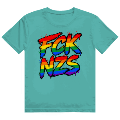 Heavy Cotton T-Shirt - Regenbogen FCK NZS | Division420®