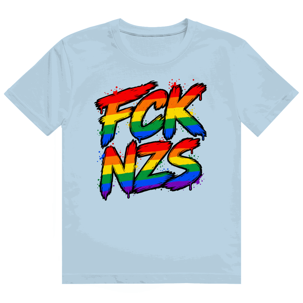 Heavy Cotton T-Shirt - Regenbogen FCK NZS | Division420®