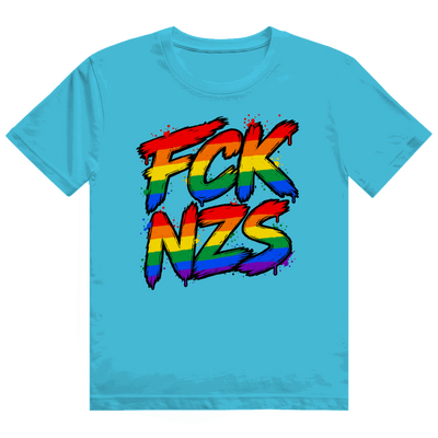 Heavy Cotton T-Shirt - Regenbogen FCK NZS | Division420®