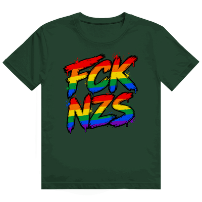 Heavy Cotton T-Shirt - Regenbogen FCK NZS | Division420®