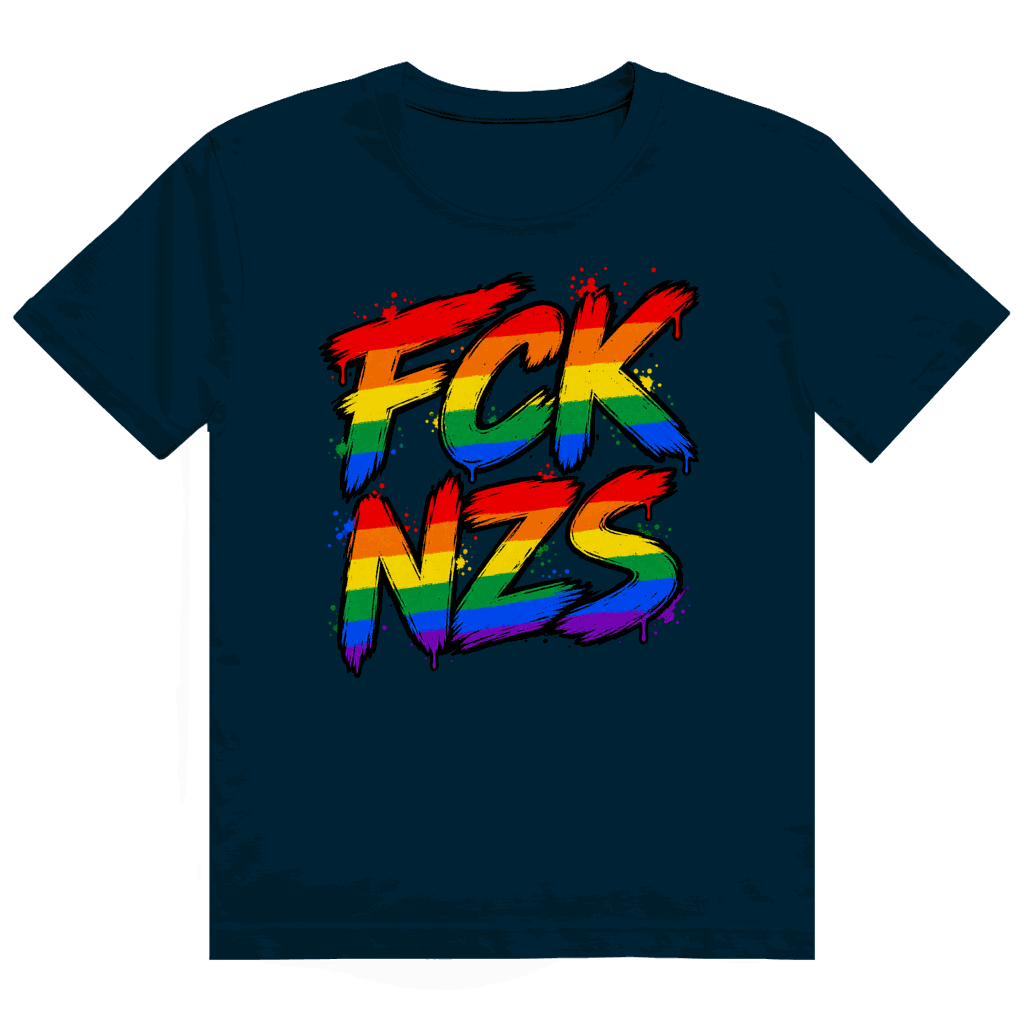 Heavy Cotton T-Shirt - Regenbogen FCK NZS | Division420®
