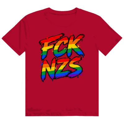 Heavy Cotton T-Shirt - Regenbogen FCK NZS | Division420®