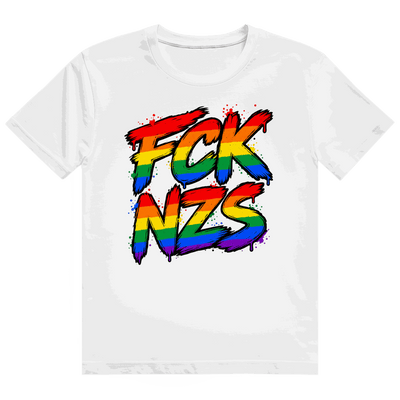 Heavy Cotton T-Shirt - Regenbogen FCK NZS | Division420®