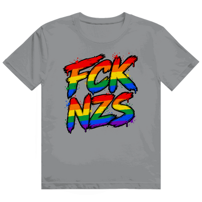 Heavy Cotton T-Shirt - Regenbogen FCK NZS | Division420®