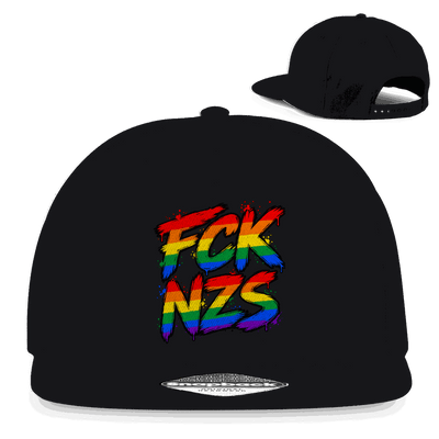 Snapback Rapper Cap - Regenbogen FCK NZS | Division420®