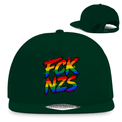 Snapback Rapper Cap - Regenbogen FCK NZS | Division420®