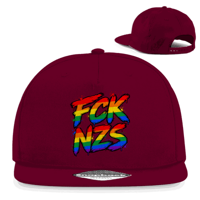 Snapback Rapper Cap - Regenbogen FCK NZS | Division420®