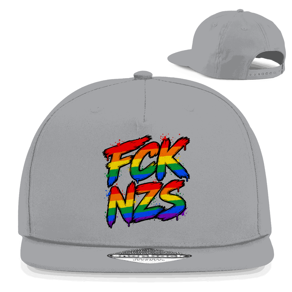 Snapback Rapper Cap - Regenbogen FCK NZS | Division420®