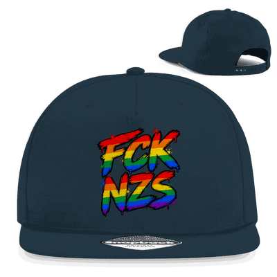 Snapback Rapper Cap - Regenbogen FCK NZS | Division420®