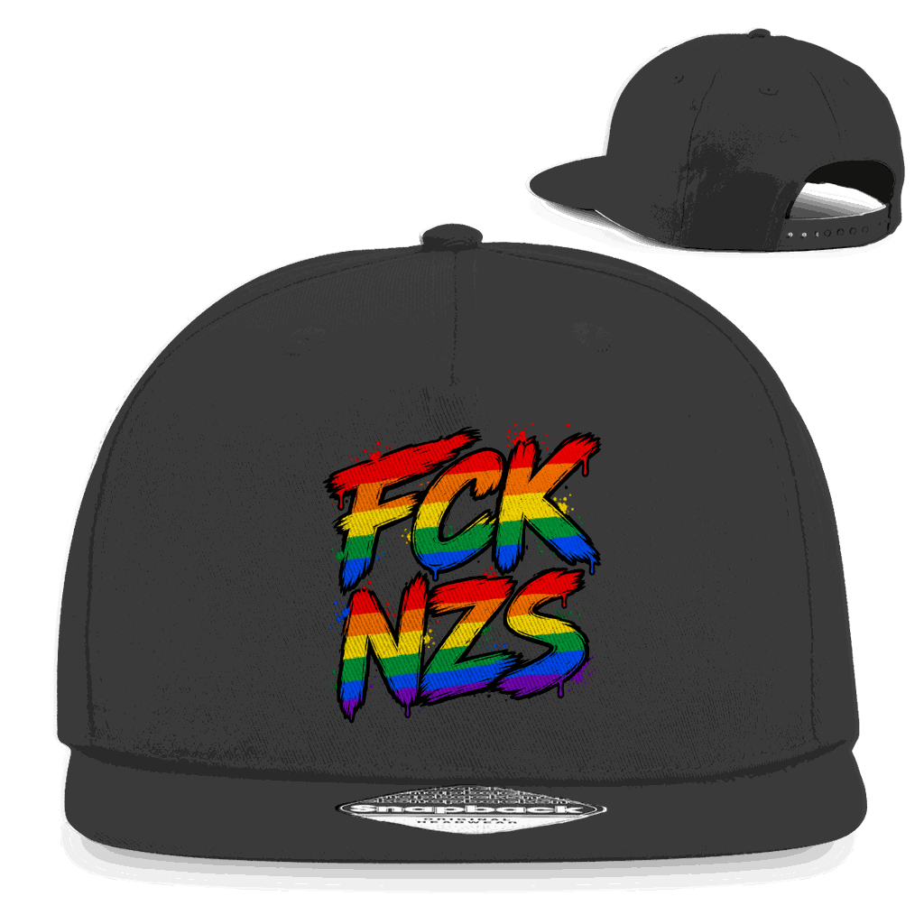 Snapback Rapper Cap - Regenbogen FCK NZS | Division420®