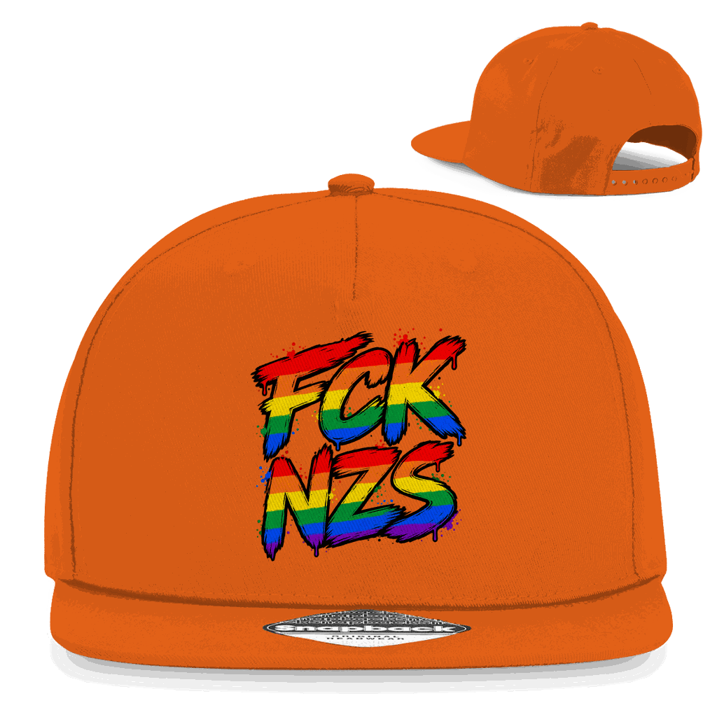 Snapback Rapper Cap - Regenbogen FCK NZS | Division420®