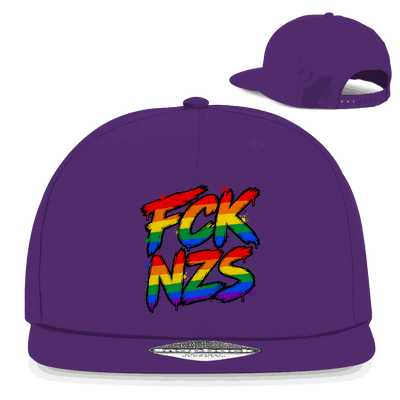Snapback Rapper Cap - Regenbogen FCK NZS | Division420®
