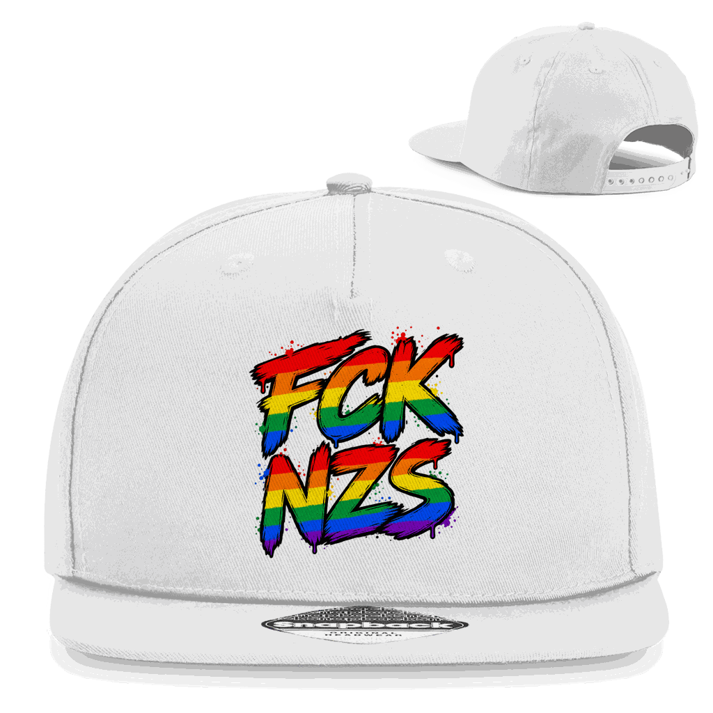 Snapback Rapper Cap - Regenbogen FCK NZS | Division420®