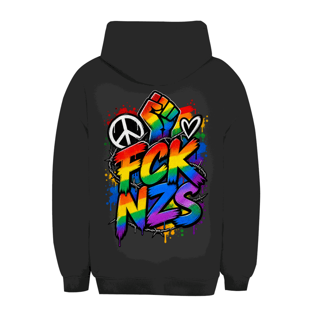 Unisex Oversize Hoodie - FCK NZS Art Print | Division420®