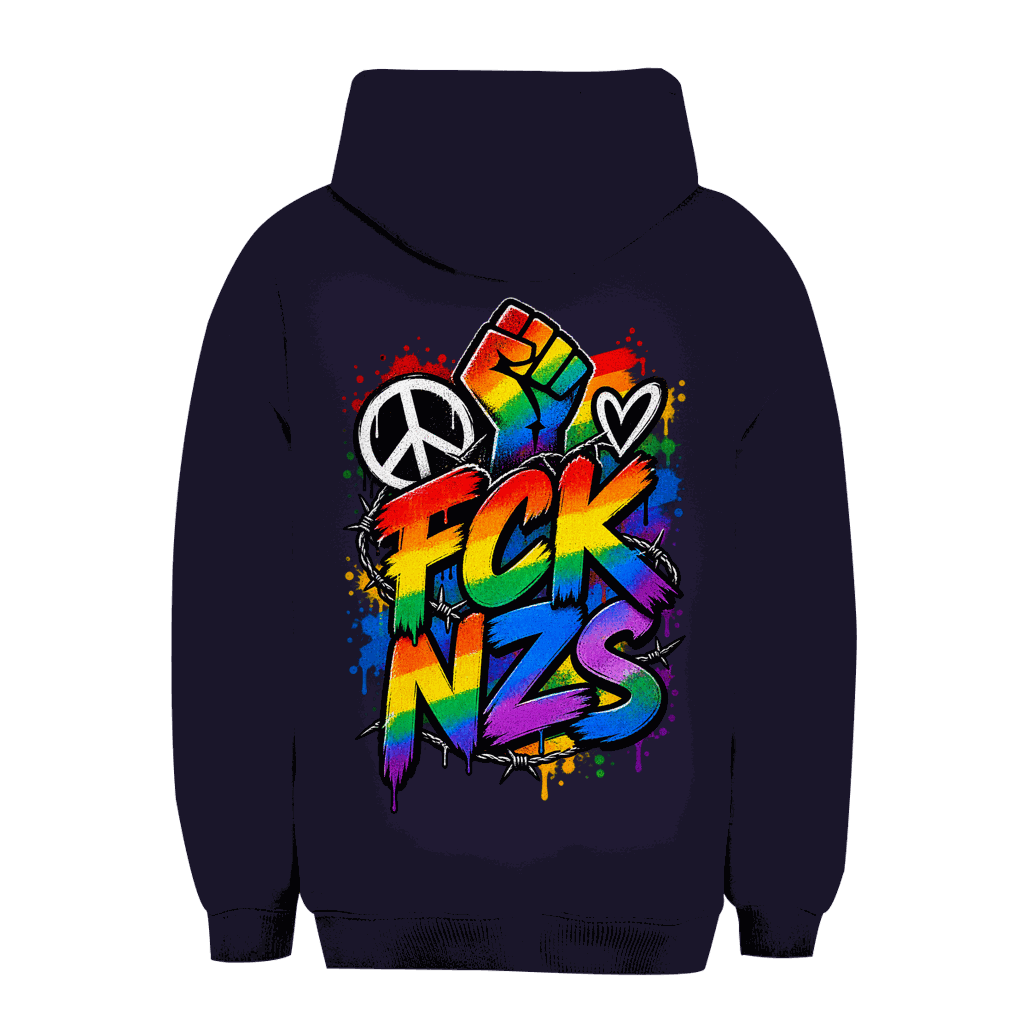 Unisex Oversize Hoodie - FCK NZS Art Print | Division420®