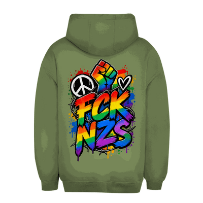 Unisex Oversize Hoodie - FCK NZS Art Print | Division420®