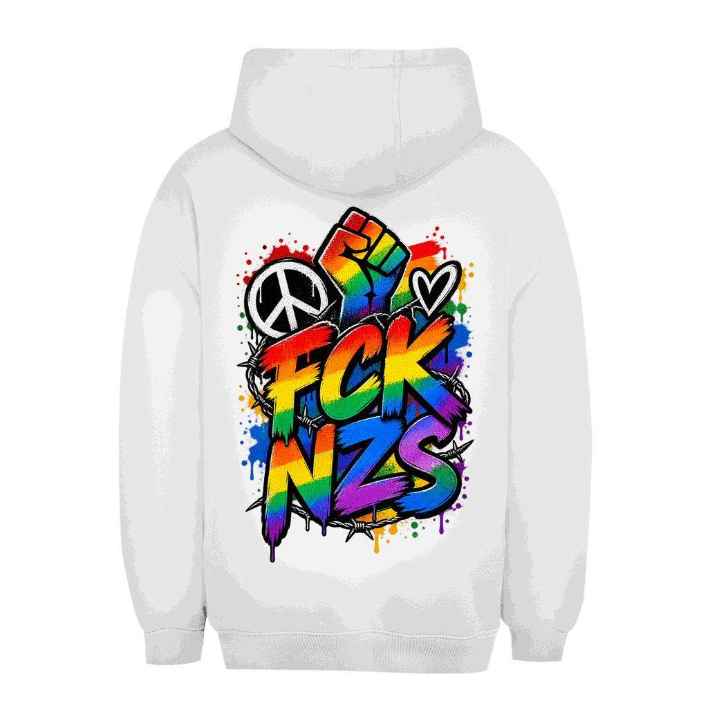 Unisex Oversize Hoodie - FCK NZS Art Print | Division420®