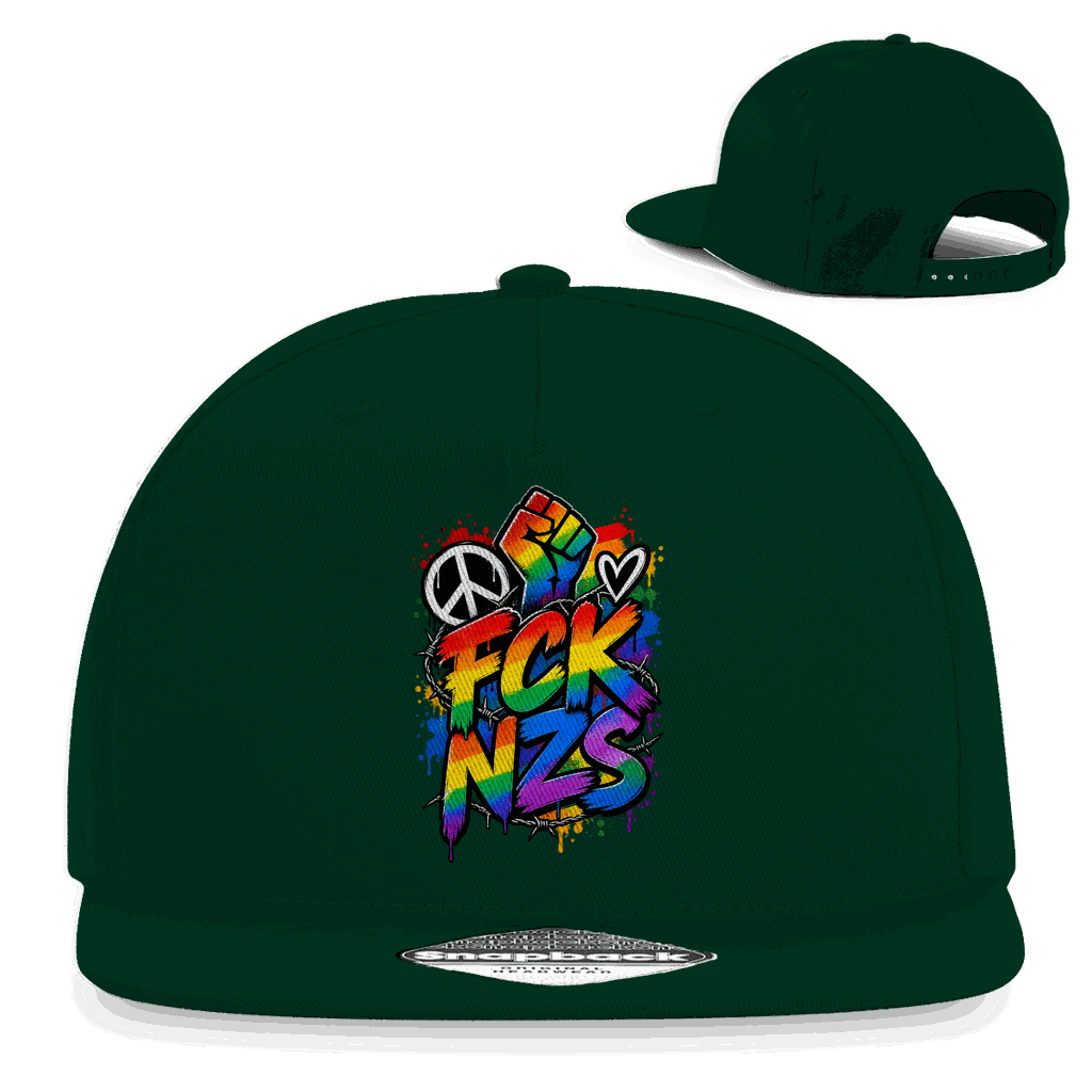 Snapback Rapper Cap - FCK NZS Art Print | Division420®
