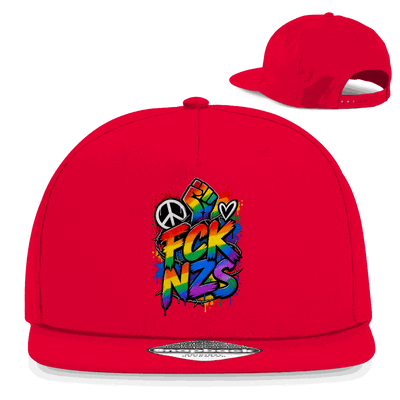 Snapback Rapper Cap - FCK NZS Art Print | Division420®