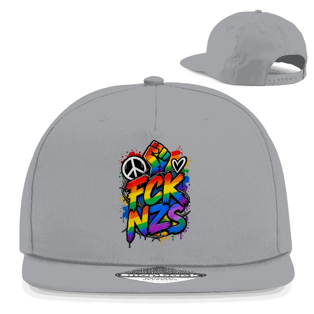 Snapback Rapper Cap - FCK NZS Art Print | Division420®