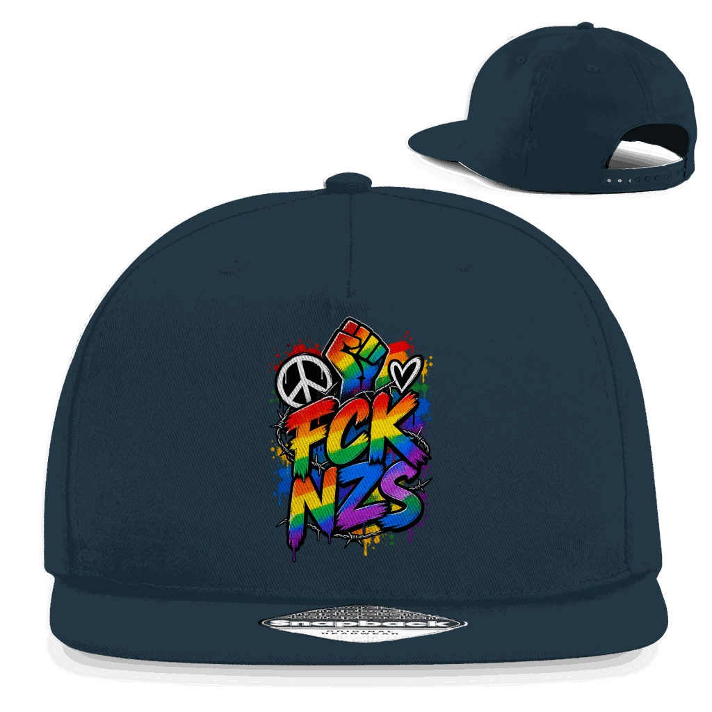 Snapback Rapper Cap - FCK NZS Art Print | Division420®
