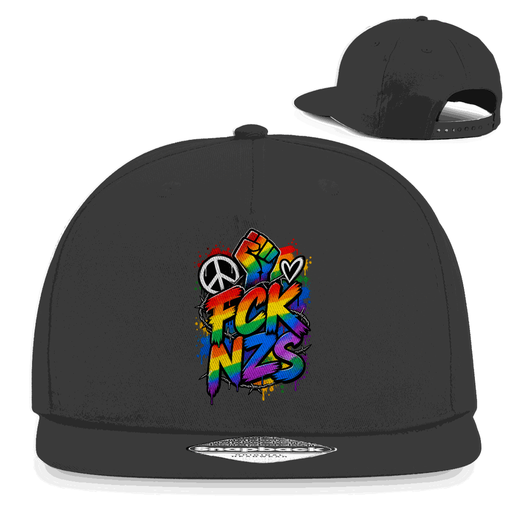Snapback Rapper Cap - FCK NZS Art Print | Division420®