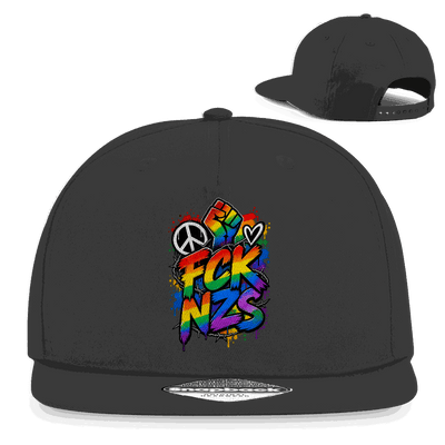 Snapback Rapper Cap - FCK NZS Art Print | Division420®
