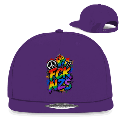 Snapback Rapper Cap - FCK NZS Art Print | Division420®