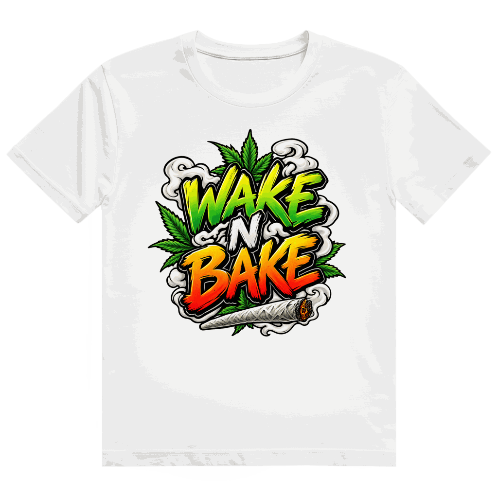 Heavy Cotton T-Shirt - Wake N Bake | Division420®