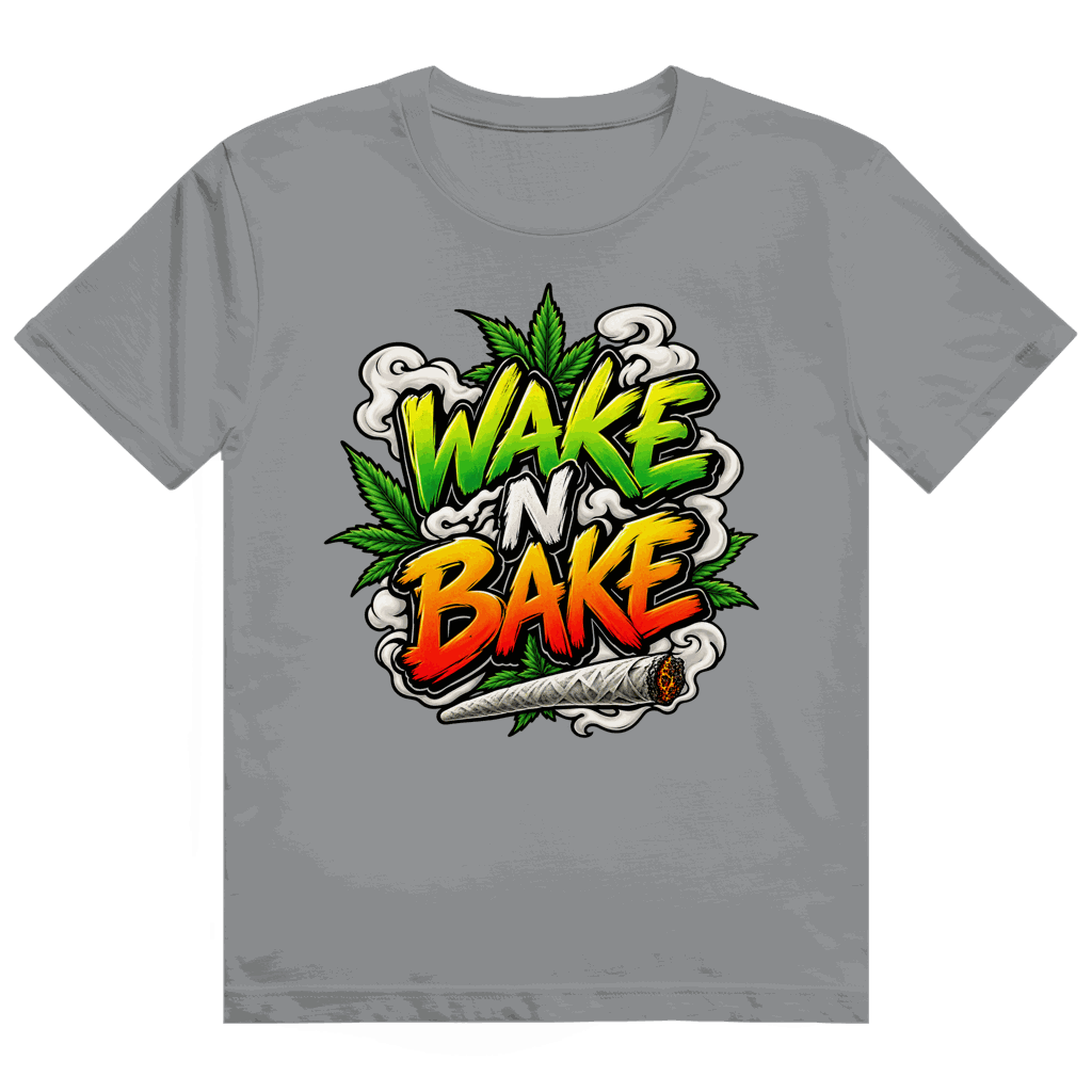 Heavy Cotton T-Shirt - Wake N Bake | Division420®