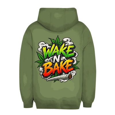 Unisex Oversize Hoodie - Wake N Bake | Division420®