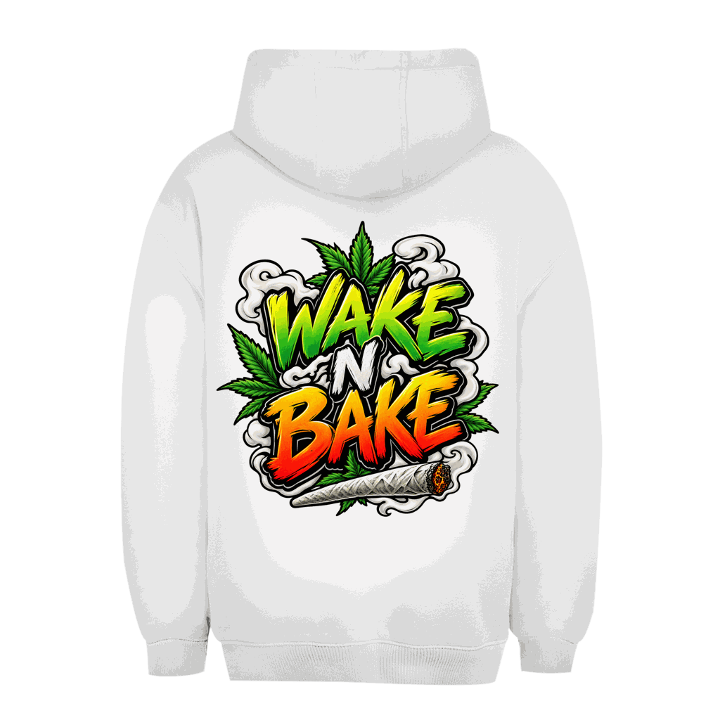 Unisex Oversize Hoodie - Wake N Bake | Division420®